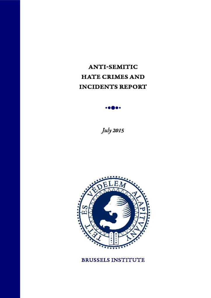 Antisemitic Hate Crimes And Incidents Report July 2015