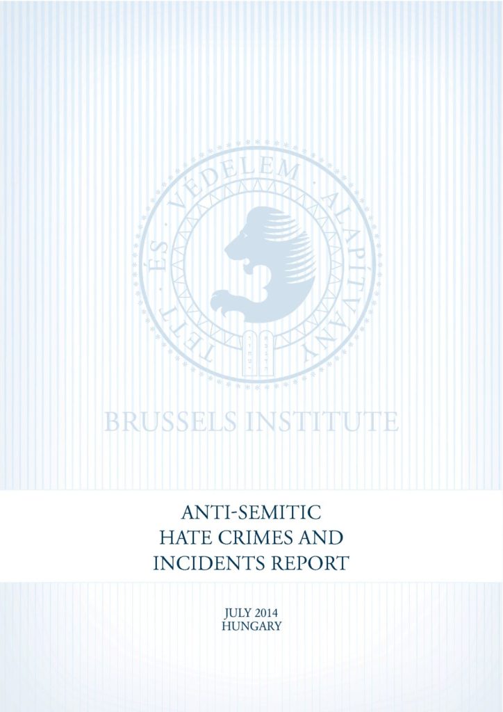 Antisemitic Hate Crimes And Incidents Report July 2014