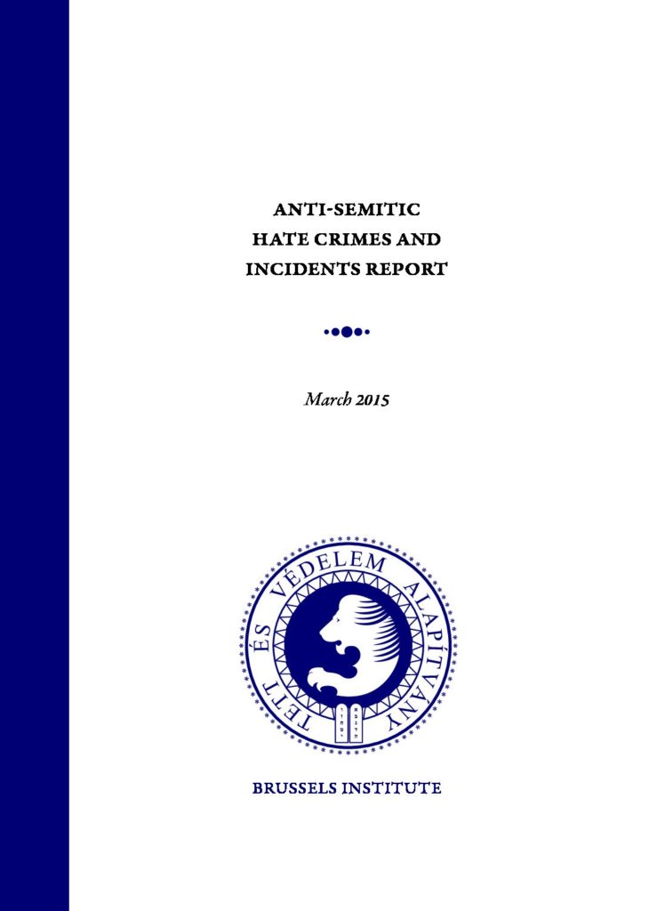 Antisemitic Hate Crimes And Incidents Report March 2015